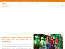 Tablet Screenshot of lassertouch.com.mx